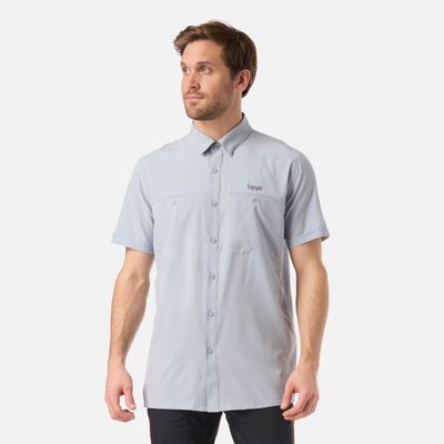 Camisa Hombre Wallace Short Sleeve Q-Dry Shirt Celeste Lippi V26