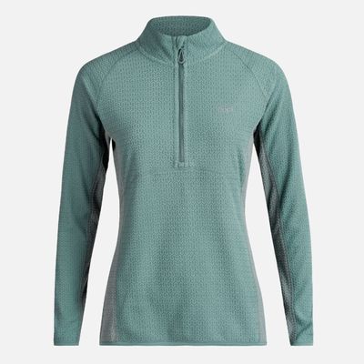 Poleron Mujer Jacaranda Nano-F 14 Zip Jade Oscuro Lippi I23