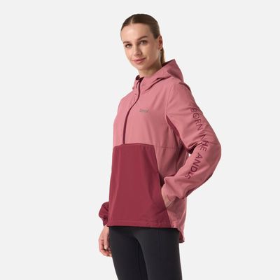 Imagen 2 del producto Chaqueta Mujer Nightfall Windbreaker 1/4 Zip Hoody Jacket Rosado V26