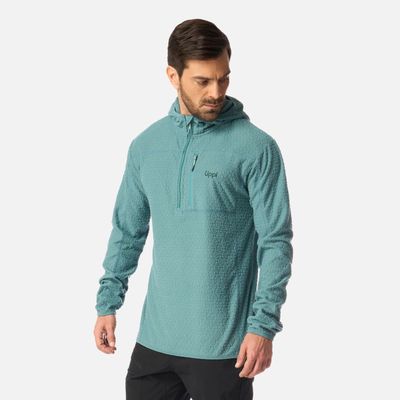 Imagen 2 del producto Polerón Hombre Jacaranda Nano-F 1/4 Zip Hoody Petroleo Claro Lippi I26