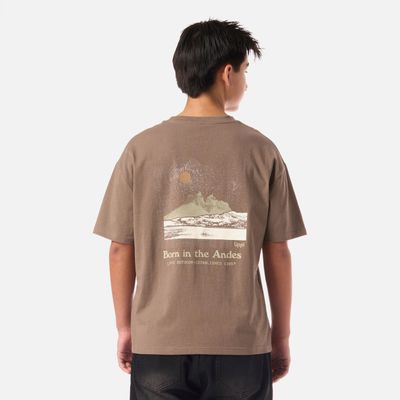 Imagen 2 del producto Polera Teen Boy Mountain Trip Oversize T-Shirt Café Lippi V26