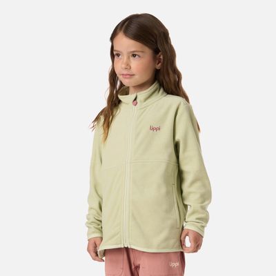 Imagen 2 del producto Polar Niña Stripes Nano-F Full Zip Gris Claro / Verde Agua Lippi V26