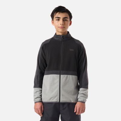 Polar Teen Boy Fireplace Full Zip Sweatshirt Negro Lippi V26
