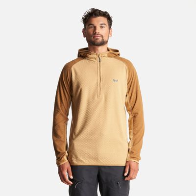 Imagen 2 del producto Poleron Hombre Jacaranda Nano-F 1/4 Zip Hoody Taupe Lippi