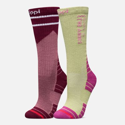 Imagen 1 del producto Calcetines Mujer Duo Trekking Light Pack Frambuesa Verde Lippi V26