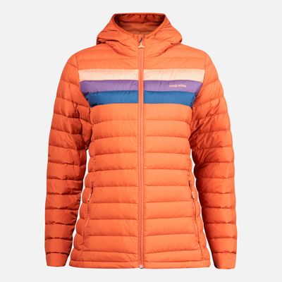 Imagen 1 del producto Chaqueta Mujer Infiernillo con Gorro Naranjo Oscuro Haka Honu