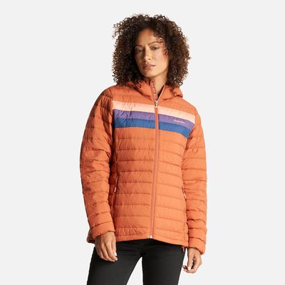 Imagen 2 del producto Chaqueta Mujer Infiernillo con Gorro Naranjo Oscuro Haka Honu