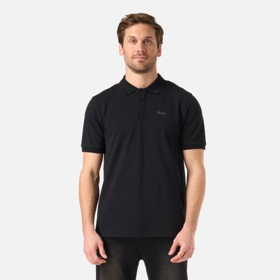 Polera Hombre First Class Elastic Polo Negro Lippi V26