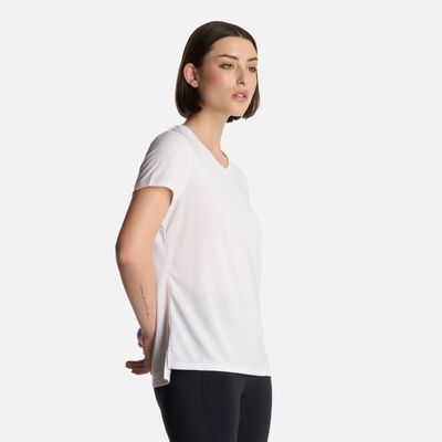 Imagen 2 del producto Polera Mujer Core V-Neck Q-Dry T-Shirt Blanco Lippi