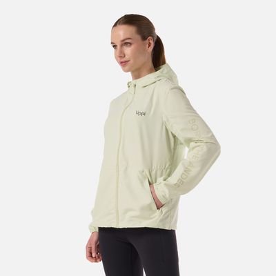 Imagen 2 del producto Chaqueta Mujer Nightfall Windbreaker Hoody Jacket Gris/VerdeLippi V26