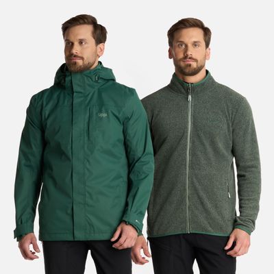 Chaqueta Hombre Tres Cruces Fusion-3 Verde Botella Lippi I25