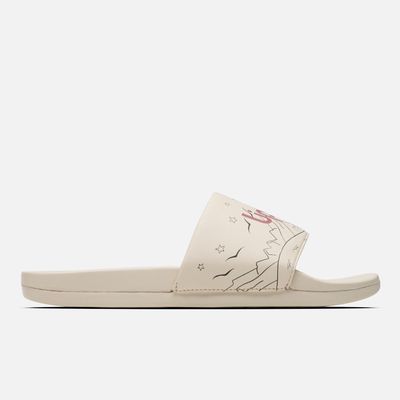 Sandalia Mujer Insigne Slide Print Crema Lippi V25