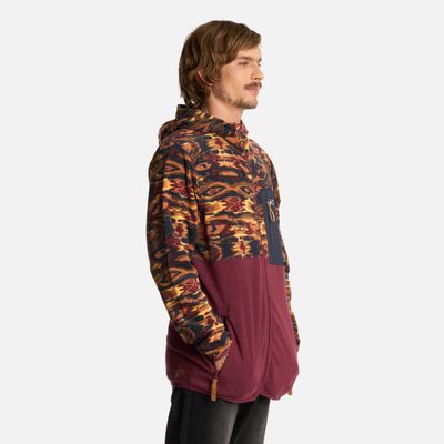 Imagen 2 del producto Polerón Hombre Leñero Print Burdeo Haka Honu I25