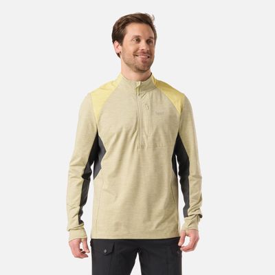 Polerón Hombre Egger 1/4 Zip Verde Manzana Lippi V26