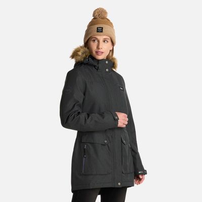 Imagen 2 del producto Chaqueta Mujer Roble B-Dry Hoody Melange Negro Lippi I25