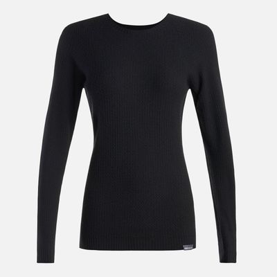 Primera capa Mujer Skintec 3000 Seamless Top Negro Lippi