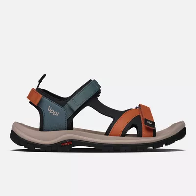 Sandalia Hombre Go Out Azul / Naranja Lippi V26