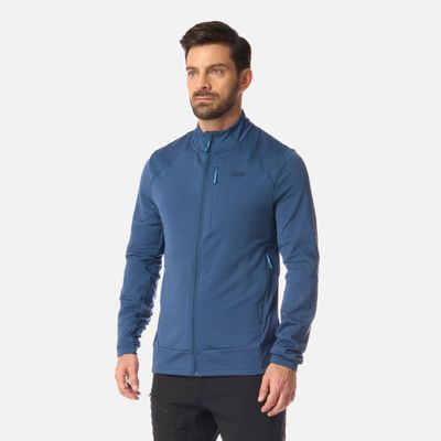 Imagen 2 del producto Polerón Hombre Viedma 1000 Nano-F Full Zip Azul Oscuro Lippi