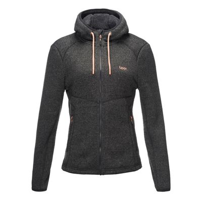 Polar Mujer Sense Blend-Pro Hoody Jacket Melange Negro Lippi