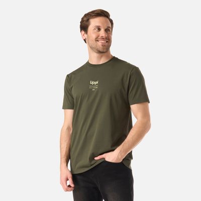 Imagen 2 del producto Polera Hombre Ulmo Mid Point Sorona T-Shirt Verde Musgo Lippi V26