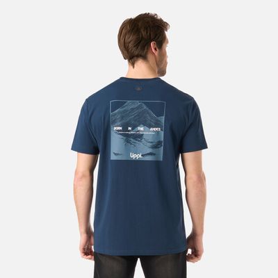 Imagen 2 del producto Polera Hombre Logo Lippi Back Print T-Shirt Azul Marino Lippi V26