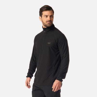 Imagen 2 del producto Polerón Hombre Jacaranda Nano-F 1/4 Zip Negro Lippi I26