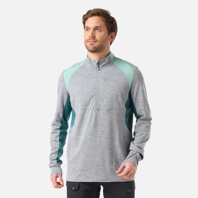 Polerón Hombre Egger 1/4 Zip Gris Lippi V26