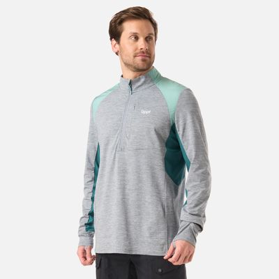 Imagen 2 del producto Polerón Hombre Egger 1/4 Zip Gris Lippi V26
