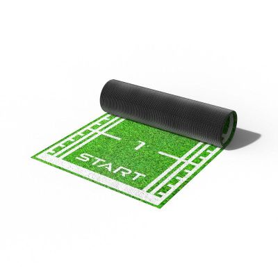 Imagen 2 del producto Pasto sintético demarcado alta densidad 10 mts x 2 mts x 15 mm