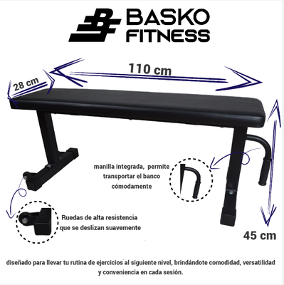 Imagen 2 del producto Banco Plano Fijo 2.0