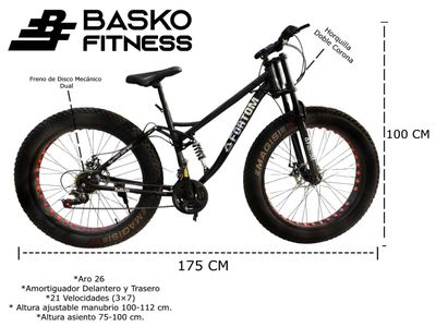 Imagen 2 del producto Bicicleta Fat Bike Aro 26
