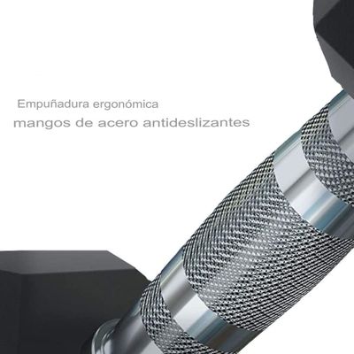 Imagen 2 del producto Fitness Mancuerna Hexagonal De Caucho Unidad 20 Kg