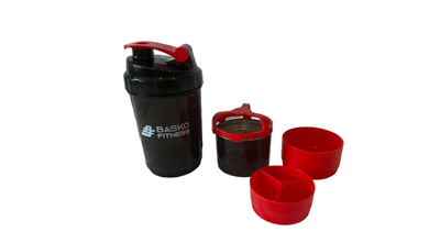 Shaker Mezclador Botella Deportiva Rojo