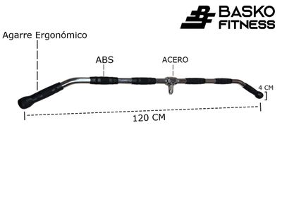 Imagen 2 del producto Fitness Barra Dorsal Polea Gym