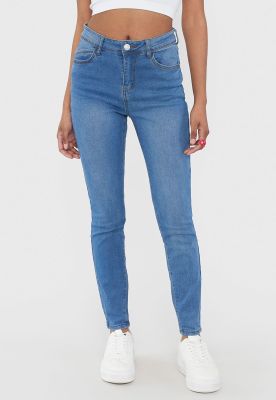 Jeans Mujer Básico Push Up Azul Claro Corona