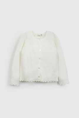 Chaleco Blanco Básico De Niña CHLA0810V26