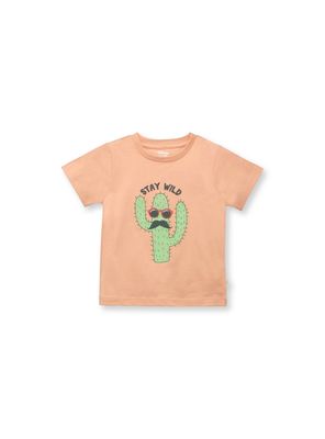 Polera De Bebé Niño Cactus Naranjo (3 A 36 Meses) Colloky