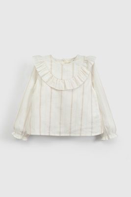 Blusa Blanca Vuelos De Niña BLVL1078V26