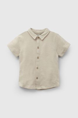 Imagen 2 del producto Conjunto Beige Camisa Y Short De Niño COAL0376V26