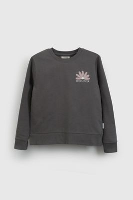 Polerón Básico Negro  De Niña PLPO0603V26