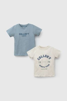 Imagen 2 del producto Pack Dos Poleras Multicolor Colloky De Niño P1JE3598V26