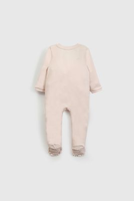 Imagen 2 del producto Pijama Rosado Gamuza Conejo De Bebé PJGA0231V26