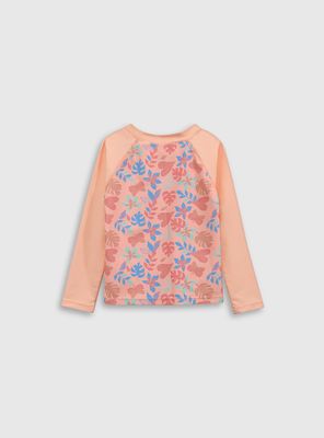 Imagen 2 del producto Polera Playa Niña Naranjo 54742 Colloky