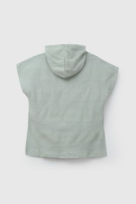 Imagen 2 del producto Toalla Con Capucha Verde De Niña TCTO0170V26