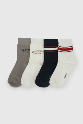 Calcetin 3/4 Niño Blanco 7425 Colloky