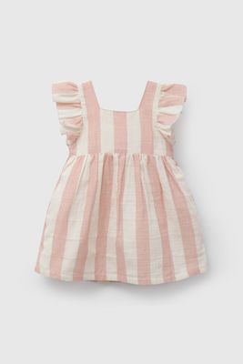 Imagen 1 del producto Vestido Rojo Rayado De Niña VEVL0836V26