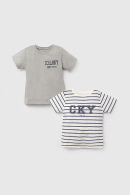 Pack Dos Poleras Multicolor Colloky De Niño P1JE3798V26