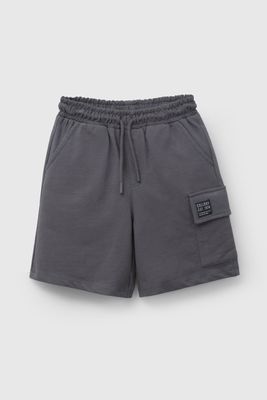 Bermuda Negro Cargo De Niño BDPO1502V26