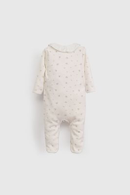 Imagen 2 del producto Osito Blanco Plush Flores De Bebé OLPL0278V26