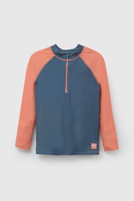 Polera Playa UV Azul De Niño POLY0151V26